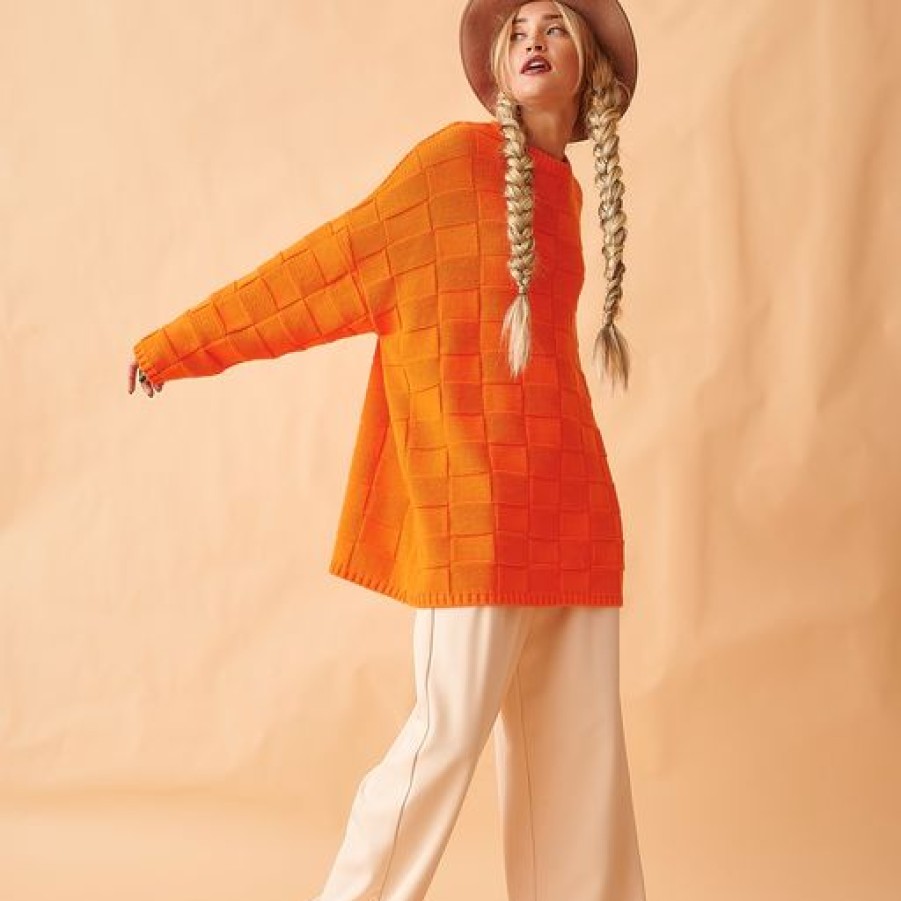 Madame VÊTEMENTS KARAVAN | Pull Barry (Orange) - Karavan Clothing