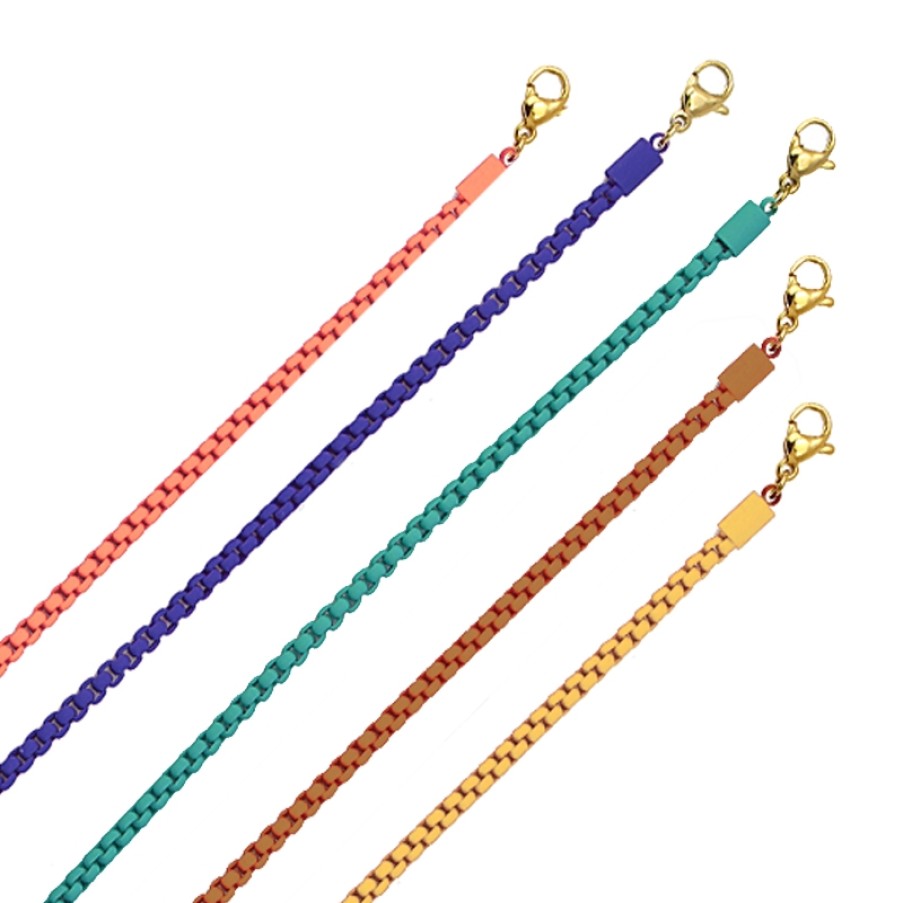 Accessoires ANARTXY | Pulseira Cadena Em Amarelo - Anartxy