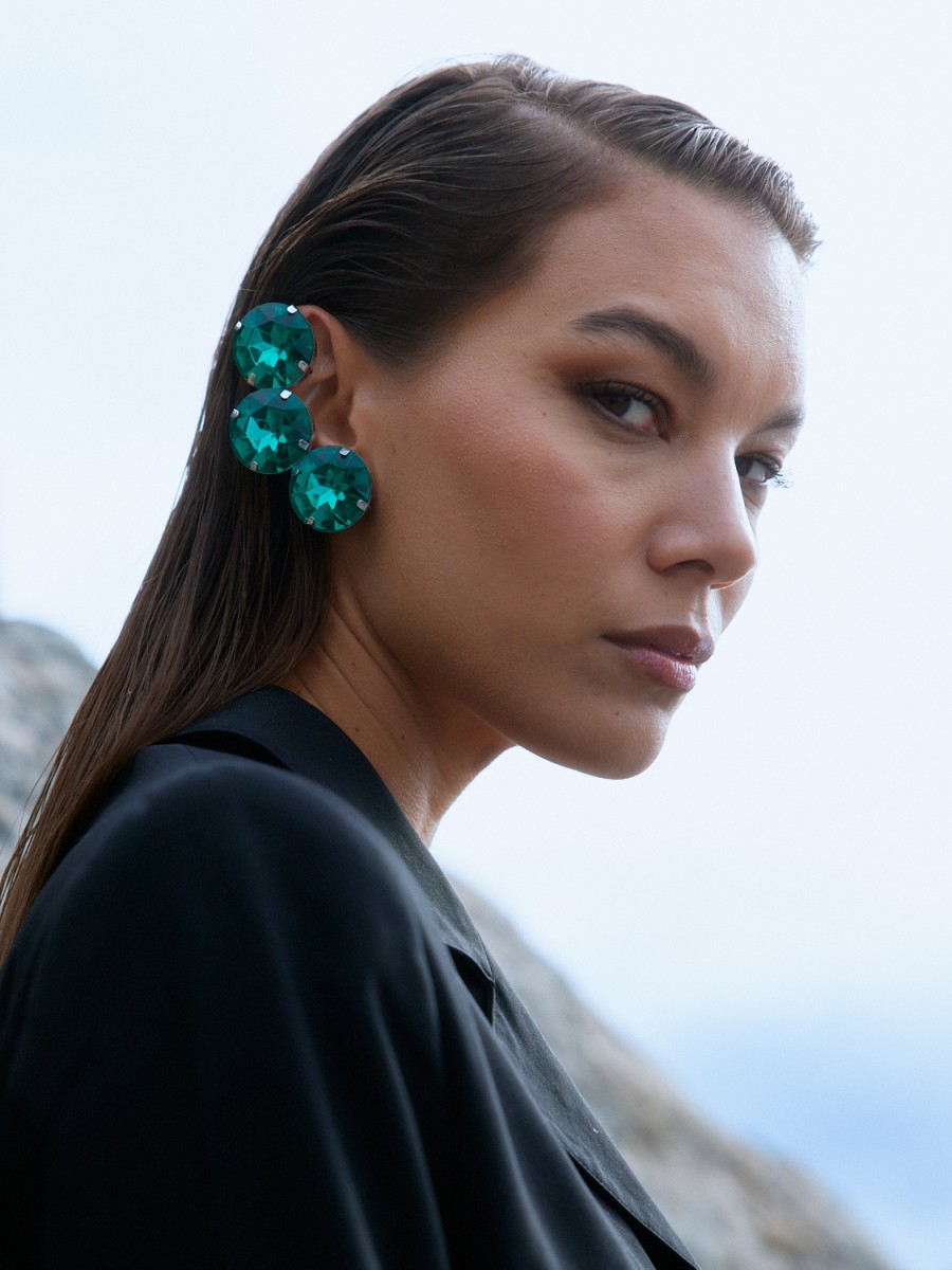 Accessoires KALÉIDO | Boucle D'Oreille Jade - Kaleido