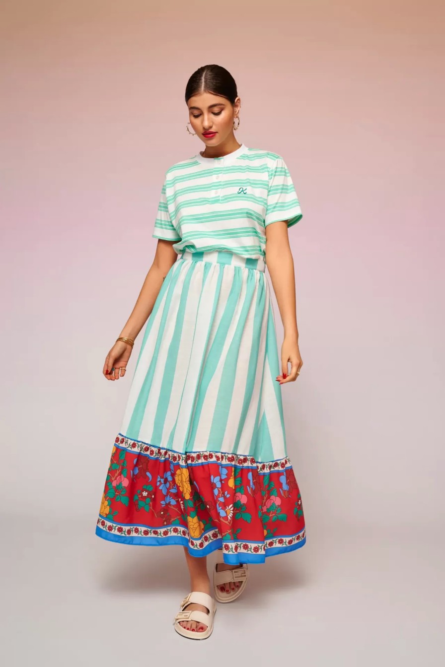 Madame VÊTEMENTS KARAVAN | Jupe Mariloo (Menthe) - Karavan Clothing