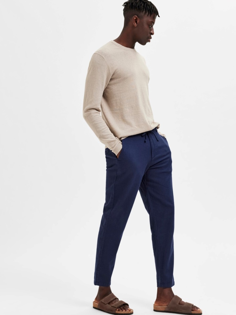 Homme JACK JONES | Slh172-Slimtape Brody Pantalon En Lin Noos