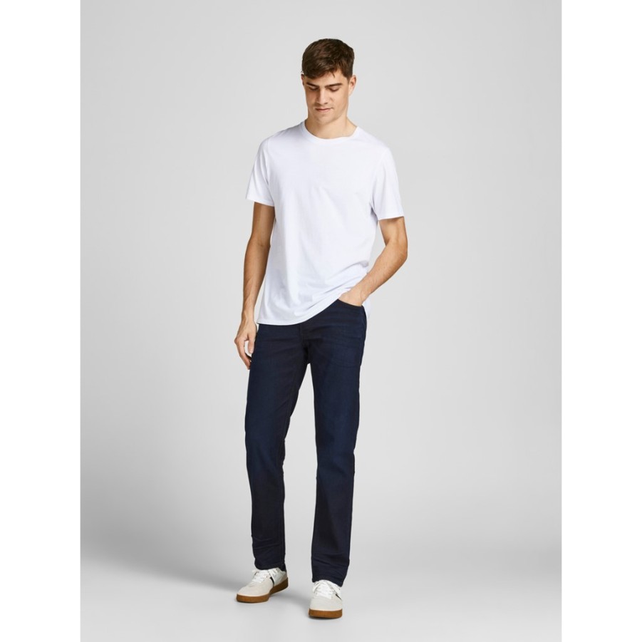 Homme JACK JONES | Jean Mike Comfort Fit Bleu Denim - Jack & Jones